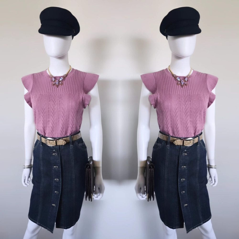 Knit Lovely Blouse 🪷 NEW with Tag